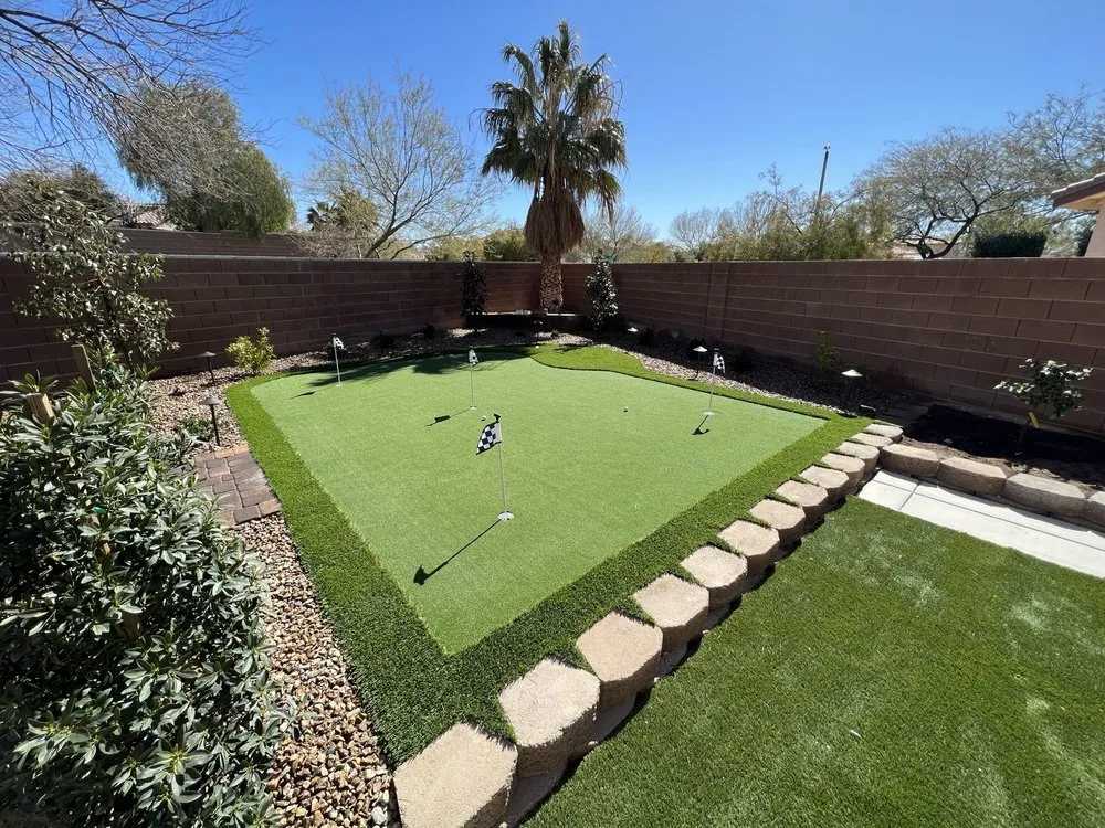 Professional garden landscaping for beautiful yards in Las Vegas, NV by Shades of Nature Landscape