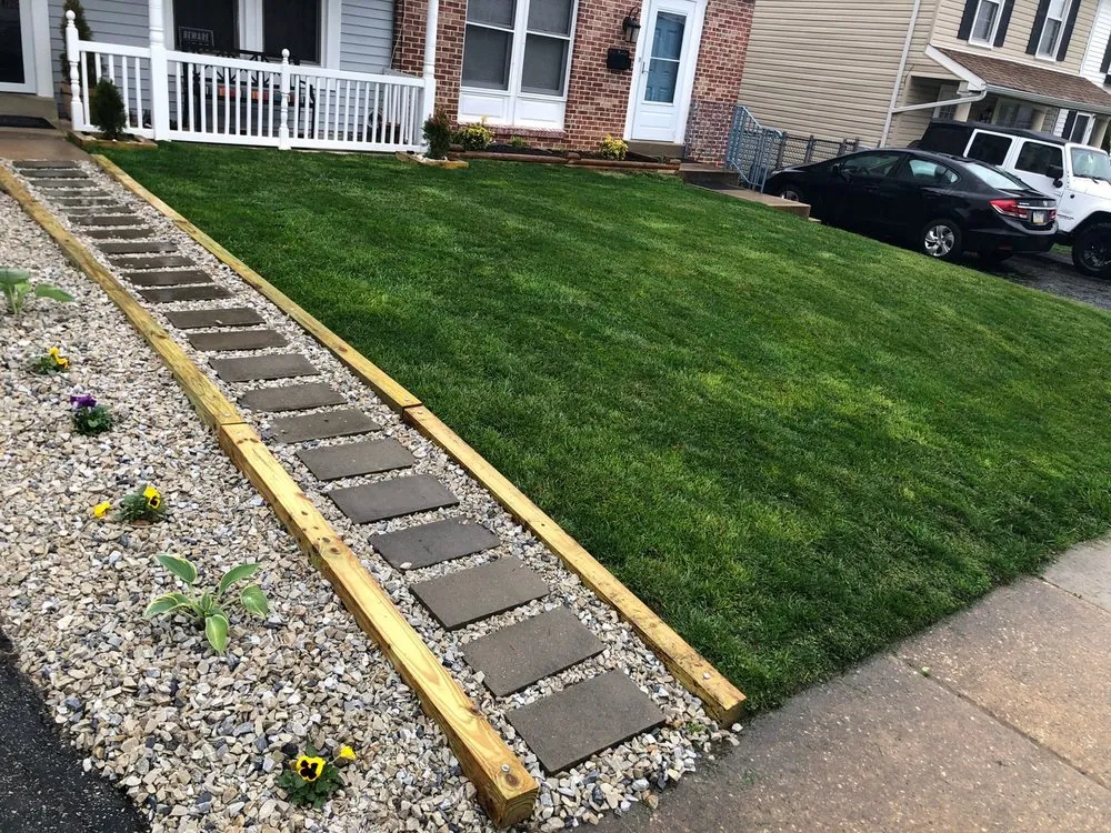 Custom landscape design in Linwood, PA by Shaggy’s Landscaping