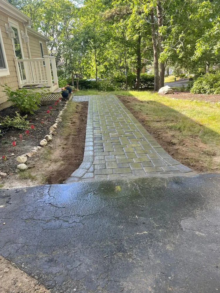 Affordable landscaping services in Mashpee, MA by Shalom Masonry
