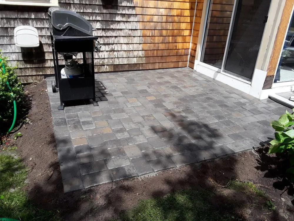 Professional landscape design for homes across Mashpee, MA - Shalom Masonry