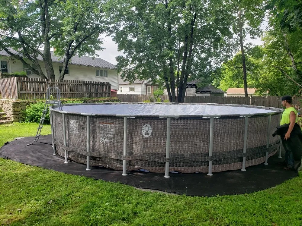 Top-rated yard cleanup service for homes in Bow, NH by Shampney & Son's Four Seasons Landscaping