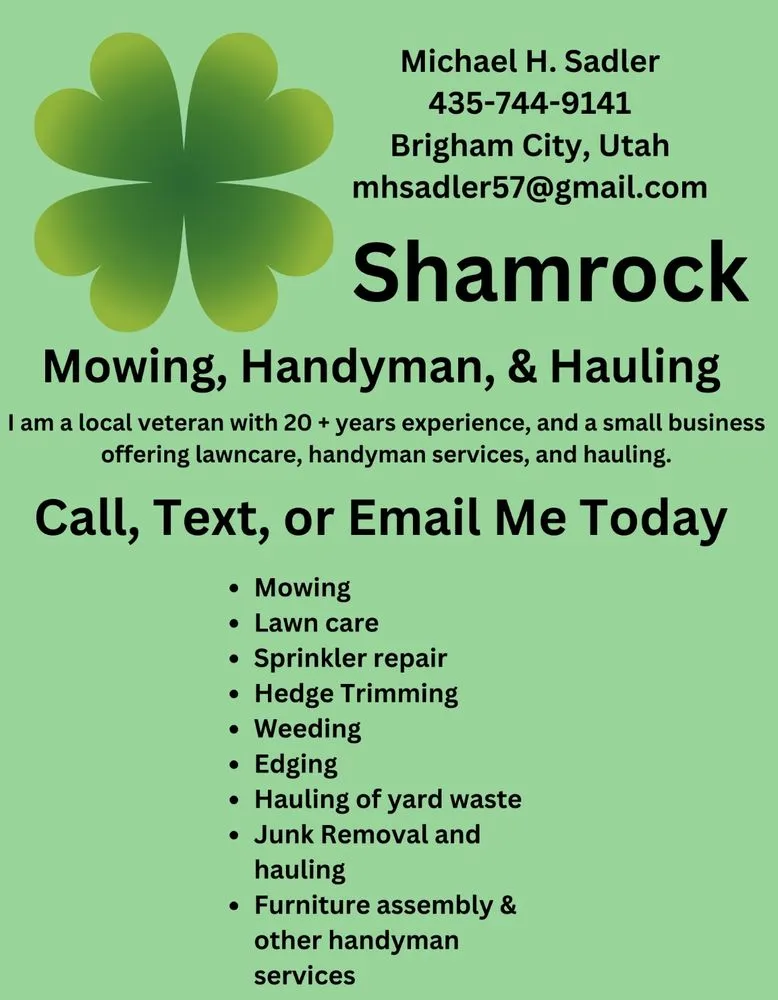 Affordable landscape installation experts serving Brigham City, UT - Shamrock Mowing, Handyman & Hauling