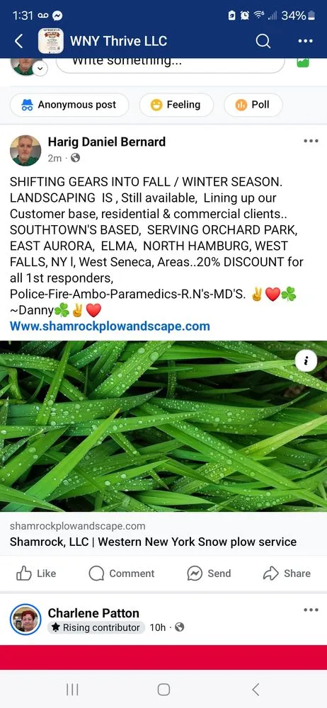 Custom landscaping services in Orchard Park, NY - Shamrock