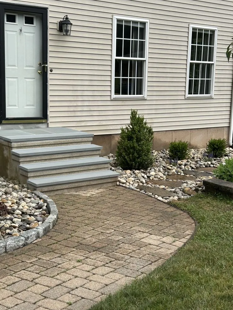 Custom landscape installation for residential properties across Bethel, CT - ShamROCKS Masonry & Landscaping