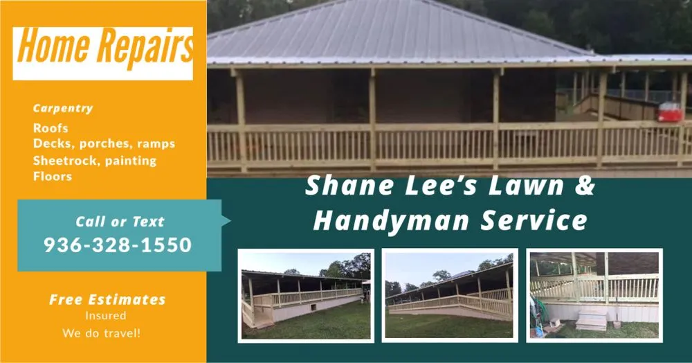 Expert yard cleanup service with custom design in Livingston, TX by Shane Lee’s Lawn and Handyman Service