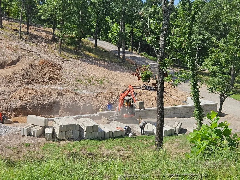 Affordable landscape design for year-round maintenance in Vian, OK by Shane’s Rock & Dirt Work at Tenkiller