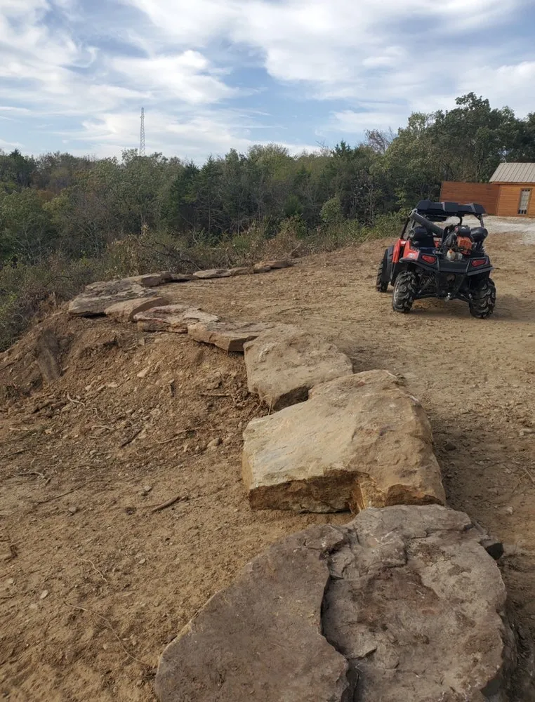 Custom garden landscaping in Vian, OK - Shane’s Rock & Dirt Work at Tenkiller