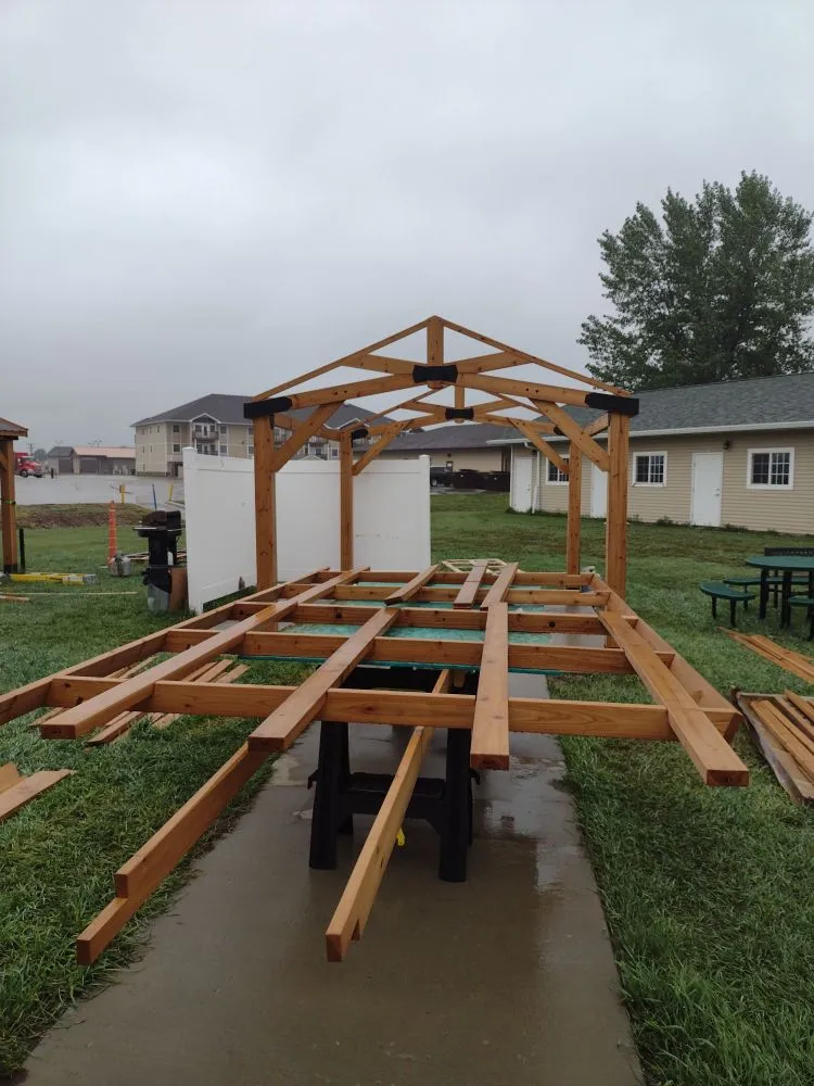 Professional garden landscaping in Killdeer, ND by Shane's Services