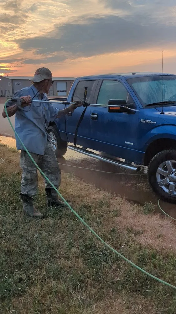 Local landscape installation in Killdeer, ND by Shane's Services