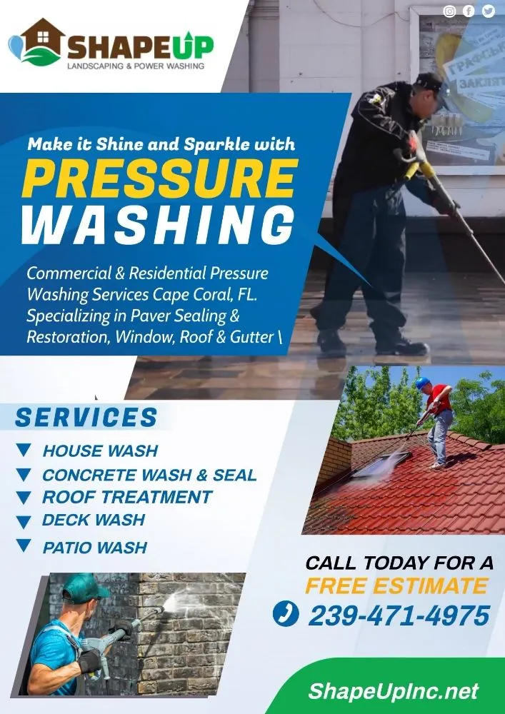 Affordable outdoor landscaping experts serving Fort Myers, FL - Shape Up