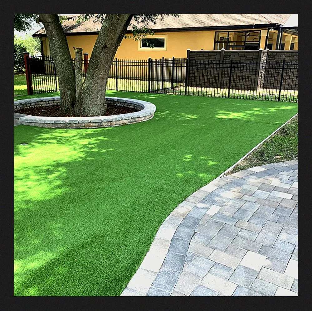 Custom lawn mowing service in Orlando, FL by Shark Outdoors