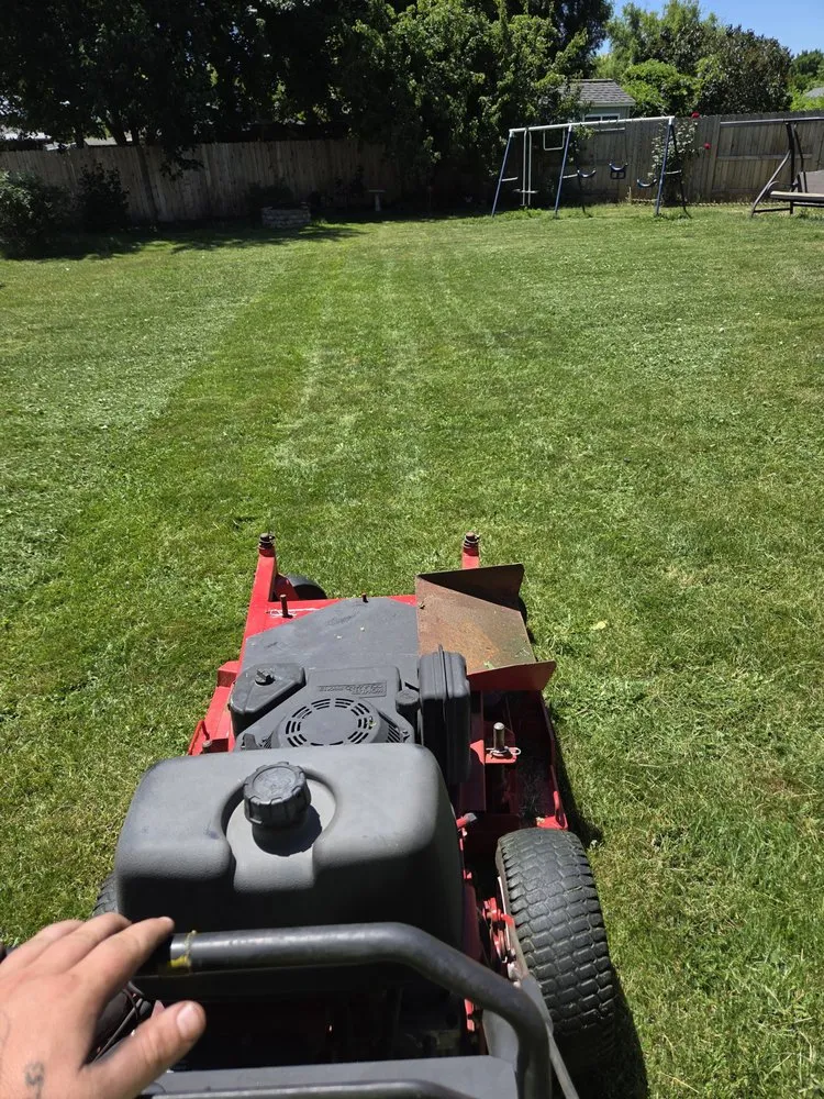 Custom landscape installation in central point, OR by Sharkbait and Sons
