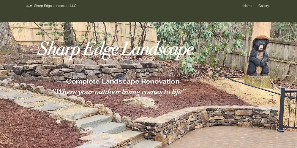 Local landscape installation for beautiful yards in Hendersonville, NC by Sharp Edge Landscape