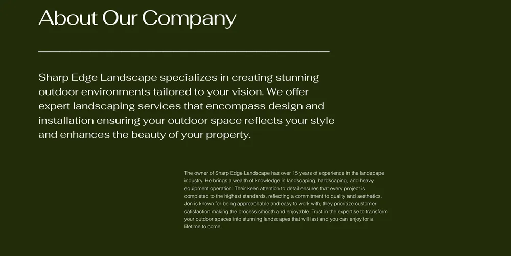 Custom landscape installation in Hendersonville, NC - Sharp Edge Landscape