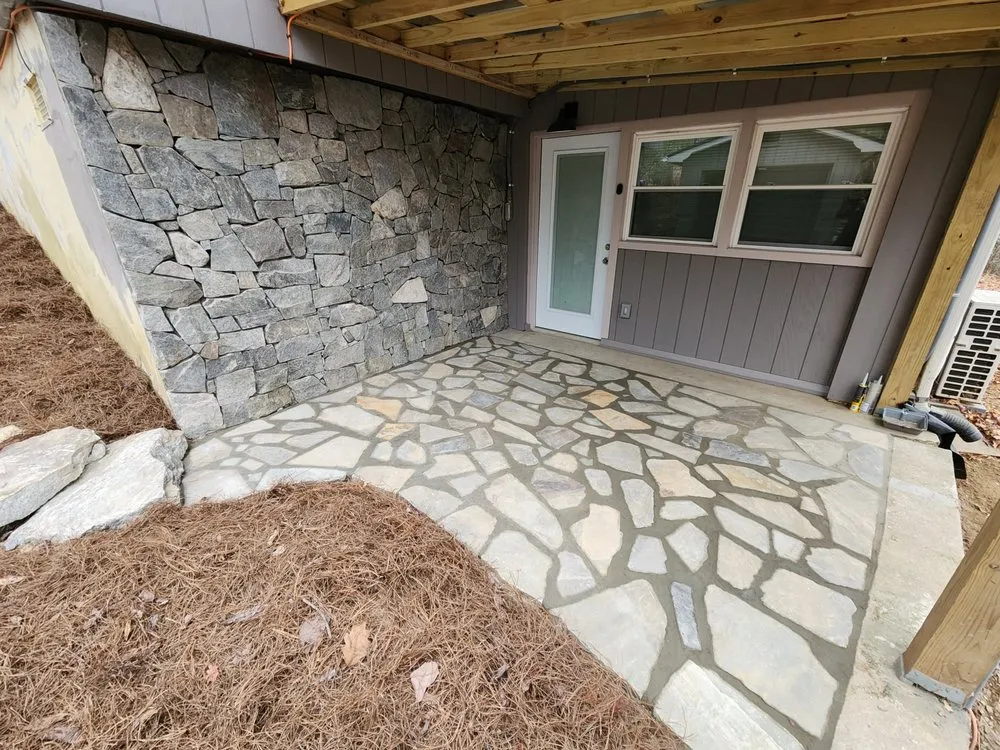 Professional residential landscaping for beautiful yards in Hendersonville, NC by Sharp Edge Landscape