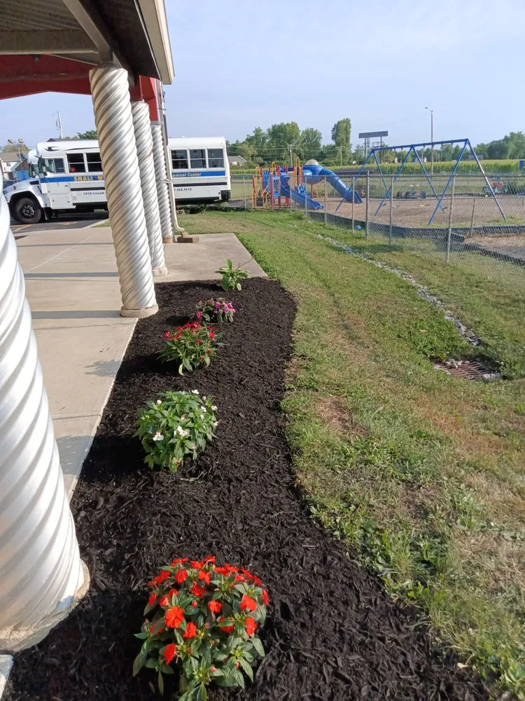 Custom outdoor landscaping for residential properties in Dayton, OH by Sharp Edge Landscaping And Lawn care