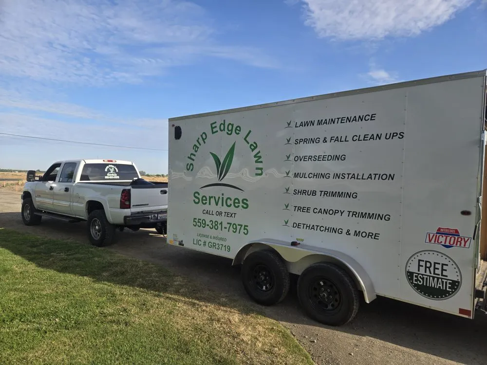 Local outdoor landscaping in Hanford, CA by Sharp Edge Lawn Services
