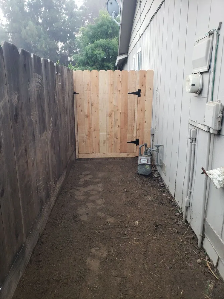 Custom garden landscaping in Hanford, CA by Sharp Edge Lawn Services