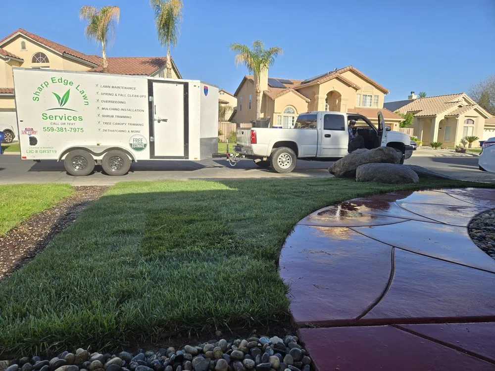 Custom lawn care service for year-round maintenance across Hanford, CA - Sharp Edge Lawn Services