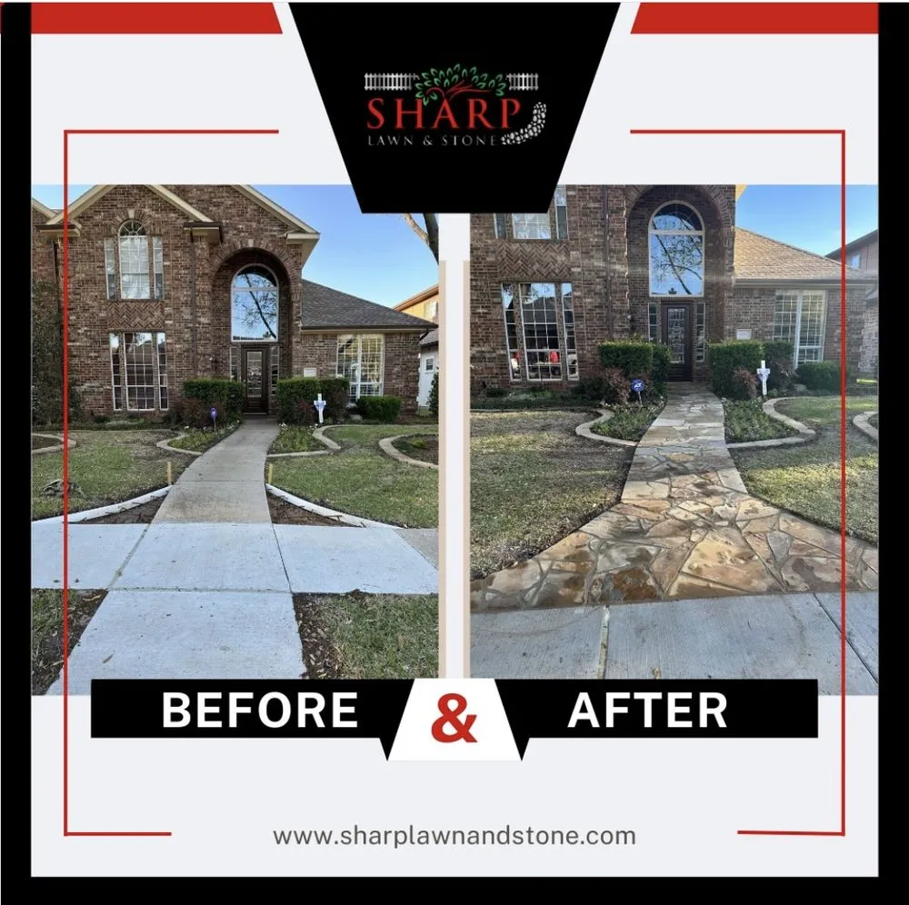 Affordable yard cleanup service experts serving Fort Worth, TX - Sharp Lawn & Stone