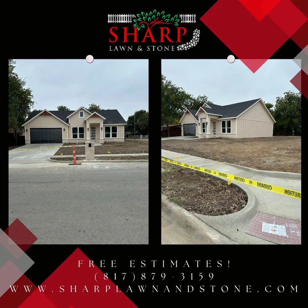 Professional yard cleanup service in Fort Worth, TX - Sharp Lawn & Stone