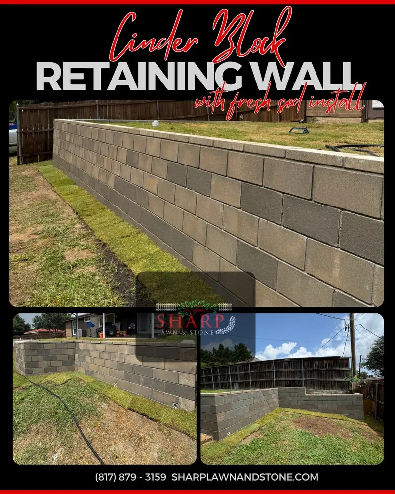 Local landscape design in Fort Worth, TX by Sharp Lawn & Stone