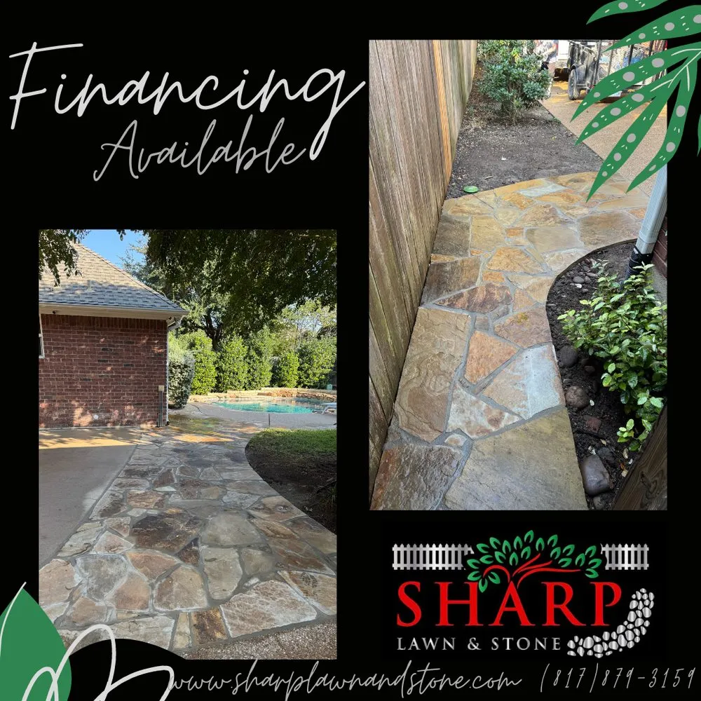 Top-rated garden landscaping experts serving Fort Worth, TX - Sharp Lawn & Stone