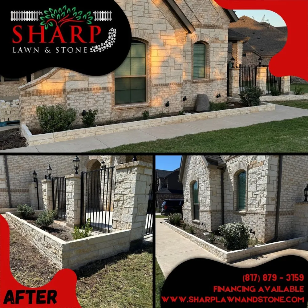 Expert landscape design in Fort Worth, TX - Sharp Lawn & Stone
