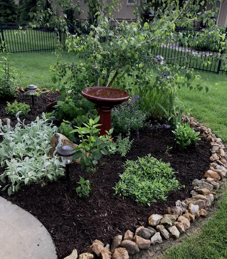 Top-rated landscape installation with custom design in Jonesboro, AR by Sharp Lawncare and Gardening