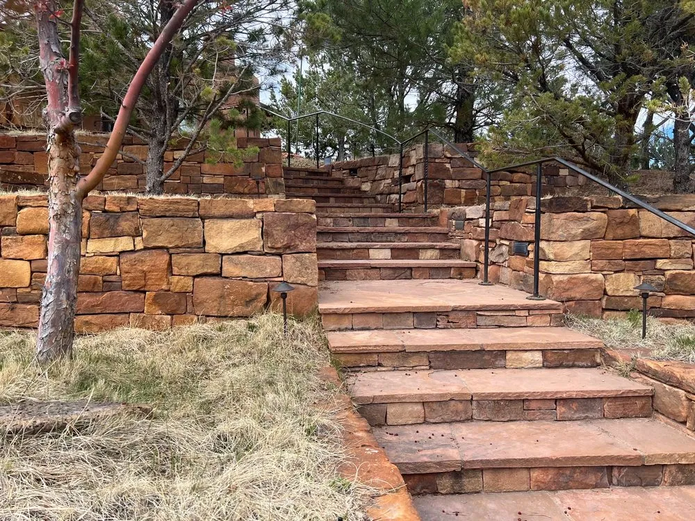 Reliable landscape installation experts serving Santa Fe, NM - Sharp Masonry & Landscape