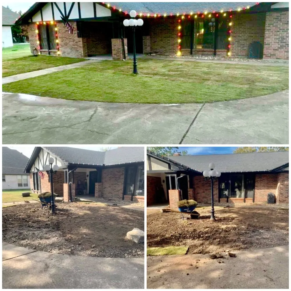 Expert outdoor landscaping in Weatherford, TX by Sharp Streaks