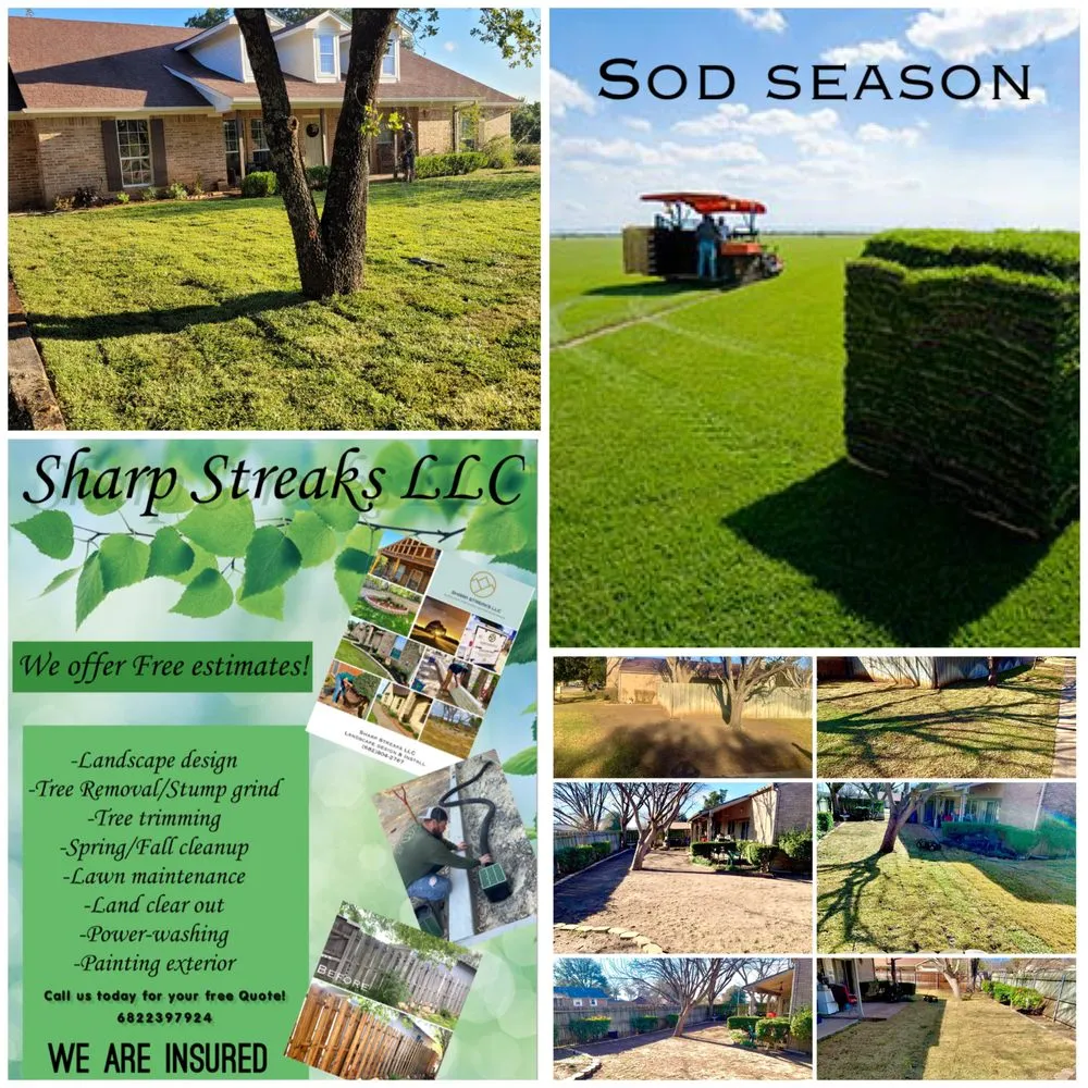 Top-rated lawn care service for beautiful yards in Weatherford, TX by Sharp Streaks