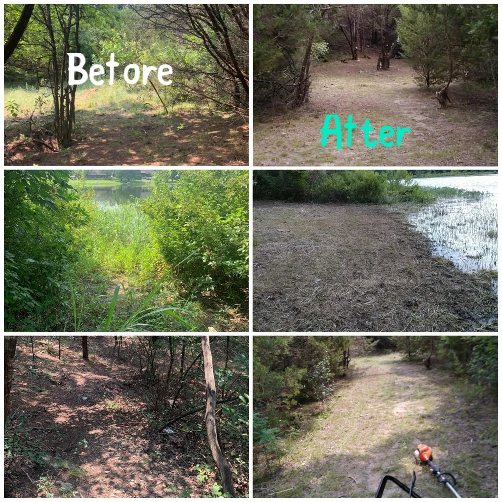 Reliable yard cleanup service for beautiful yards in Weatherford, TX by Sharp Streaks