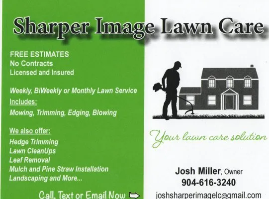Sharper Image Lawn Care Logo