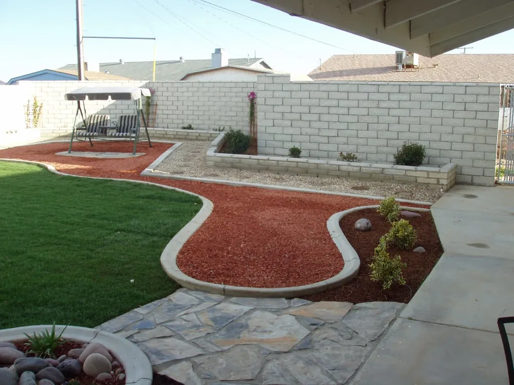 Affordable garden landscaping in California City, CA by Sharper Landscaping Services