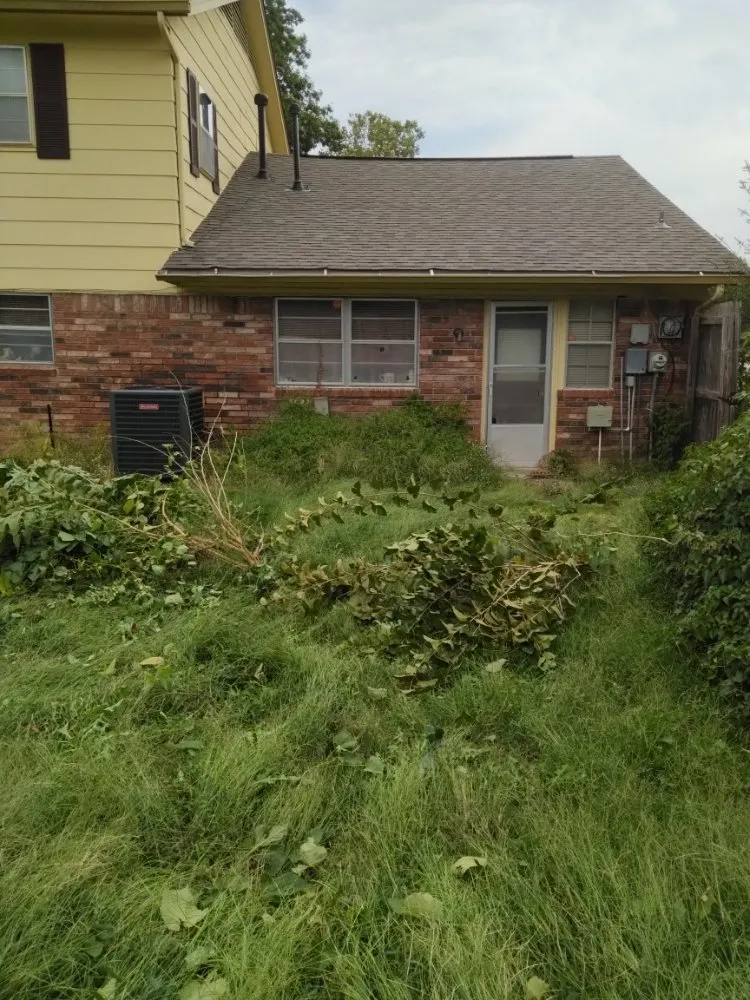 Trusted landscape design in Tulsa, OK by Sharpe's Handyman Mowing and Tree Service Landscaping