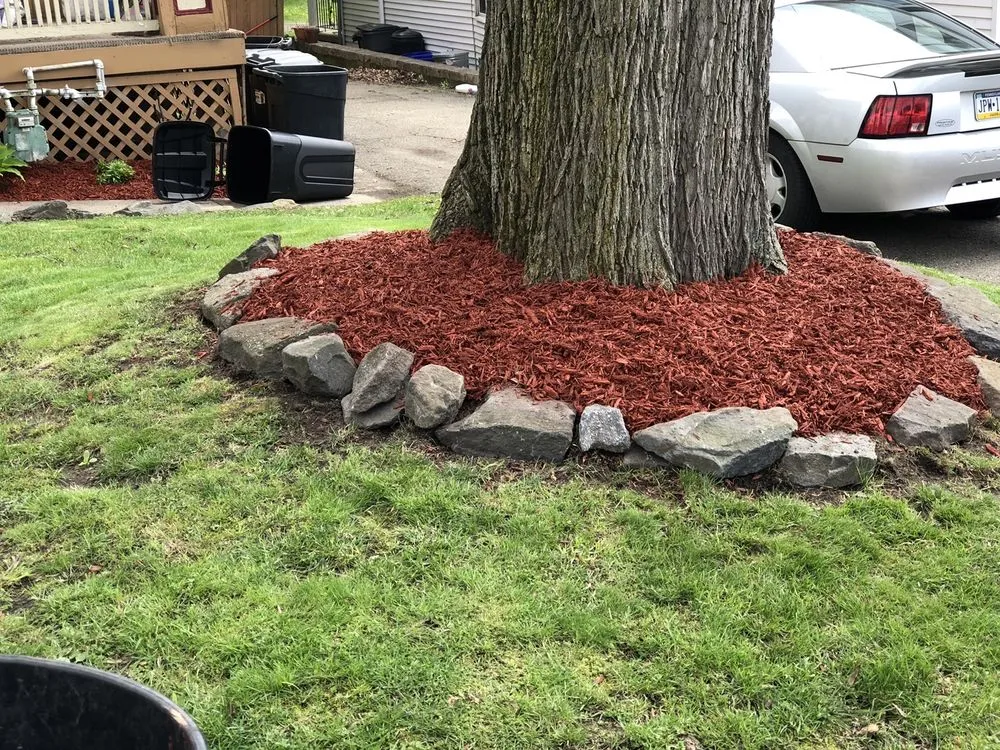 Local landscape installation for residential properties in Pittston, PA by Sharp's Landscaping