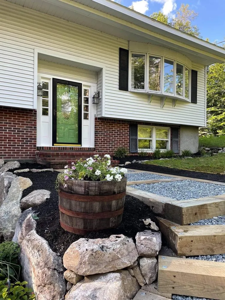 Custom outdoor landscaping in Laconia, NH - Shaw Mowing