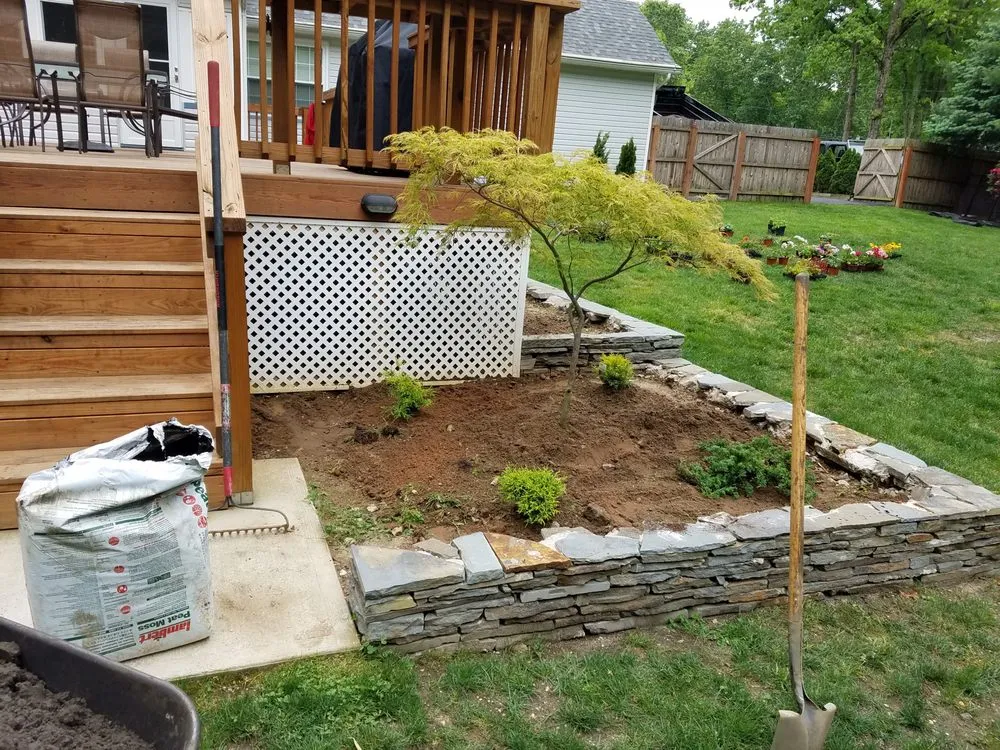 Expert yard cleanup service with custom design in Jackson Township, NJ by Shawn the Handyman