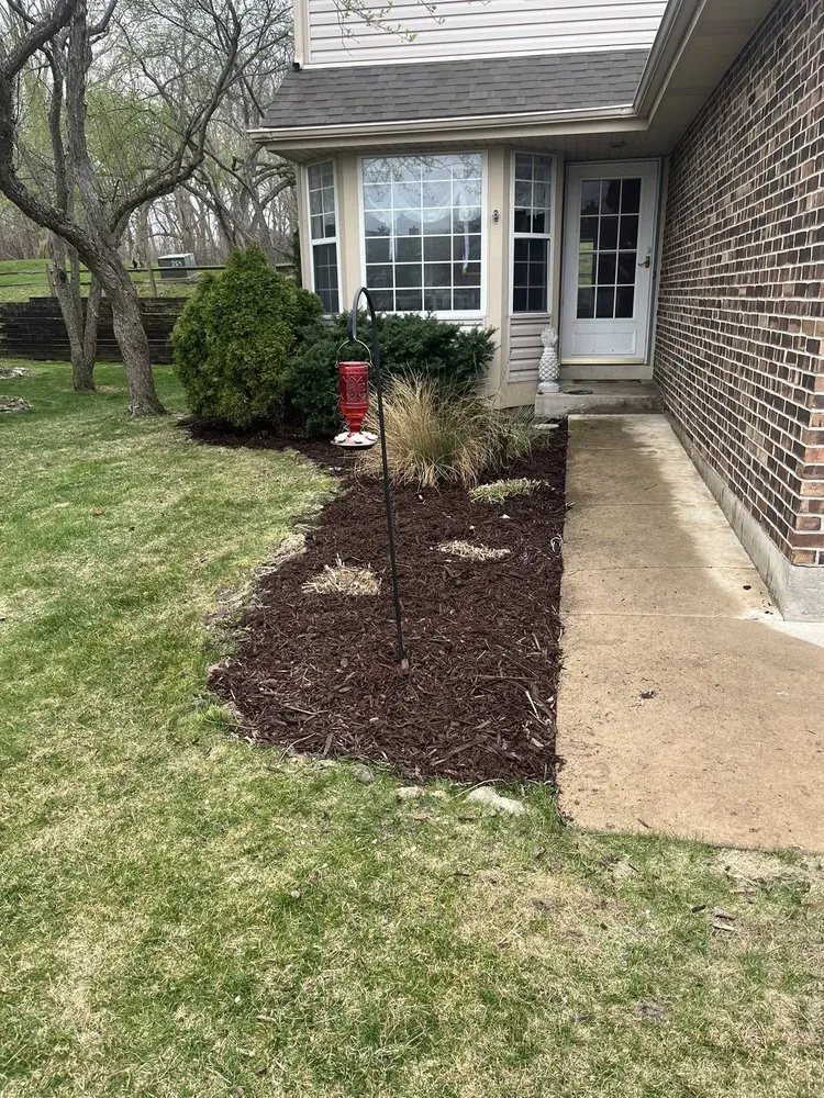 Custom landscaping services for year-round maintenance in East Dundee, IL by Shawns Lawn Service
