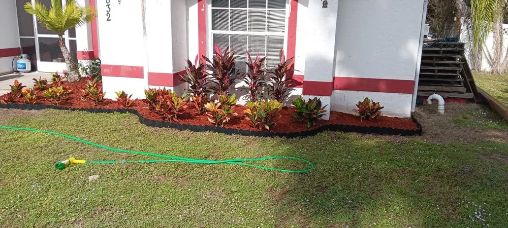 Professional yard cleanup service for residential properties in North Port, FL by Shawn's Lawns