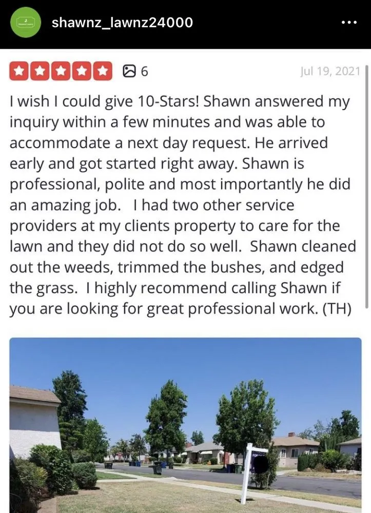 Local lawn care service in Compton, CA by Shawnz Lawnz 2.0