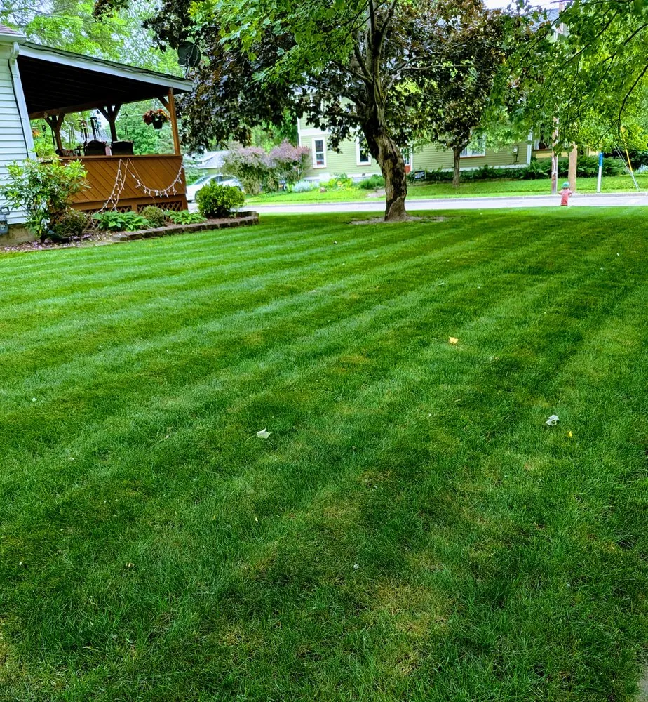 Custom outdoor landscaping for homes in West Seneca, NY by Shealy's Lawn Care