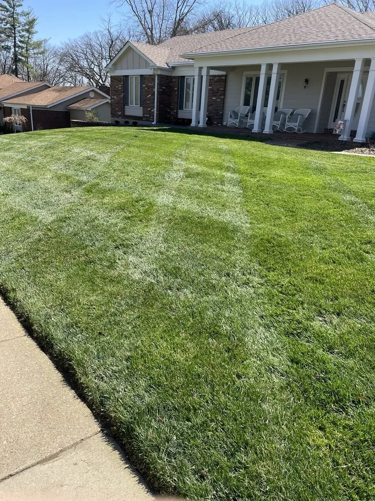 Trusted lawn mowing service with custom design in Chesterfield, MO by Shearn Landscaping