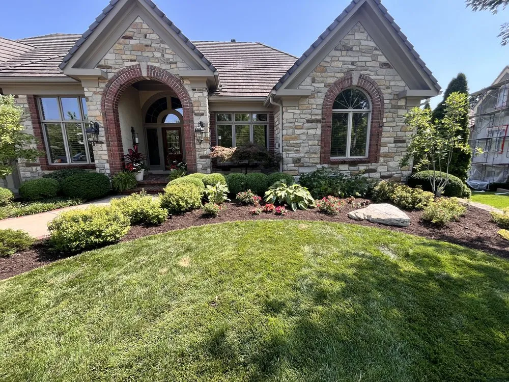 Expert garden landscaping for homes in Stilwell, KS by Sheeley Brothers Lawn & Landscape