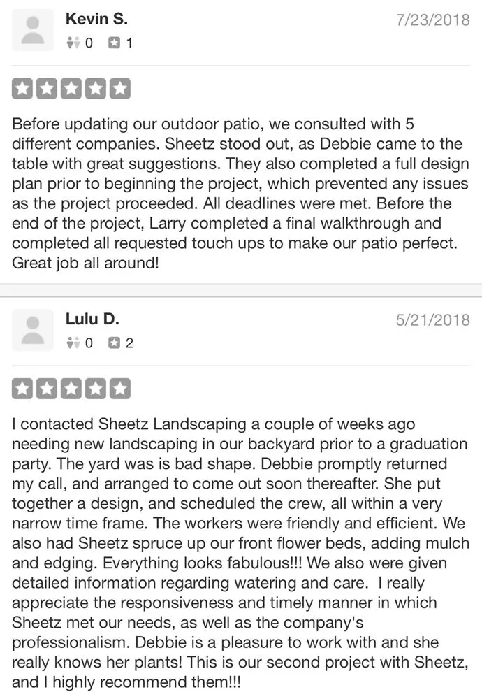 Custom garden landscaping in Harvard, IL - Sheetz Landscaping