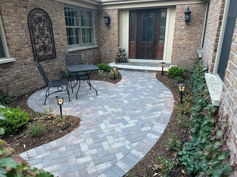 Local landscape design with custom design in Harvard, IL by Sheetz Landscaping