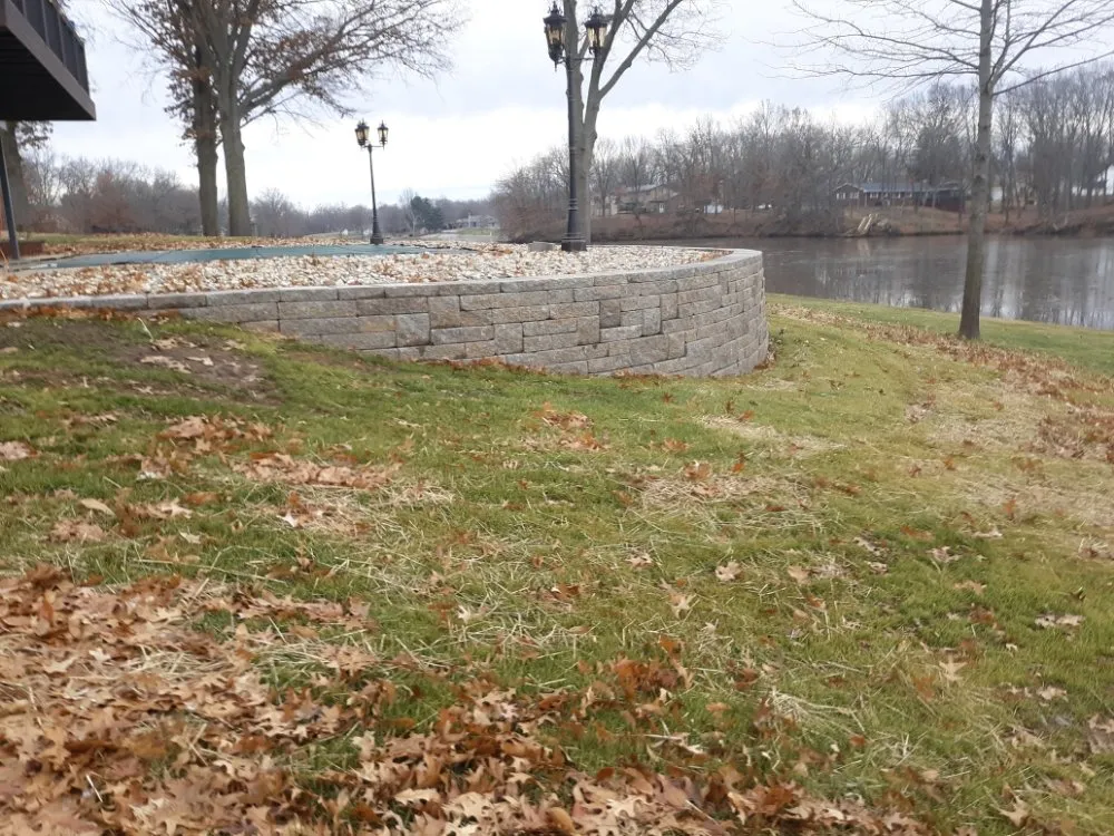 Custom landscape installation in Ellsworth, IL - Shelby Landscaping