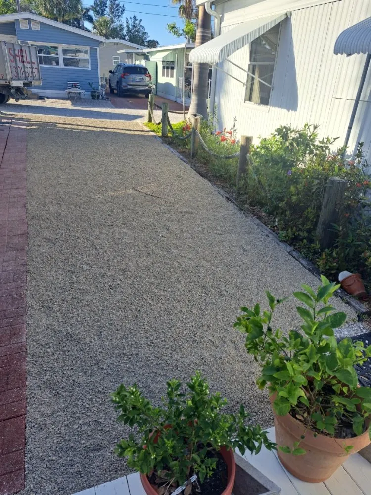 Custom landscaping services for homes in Bradenton, FL by Shell Driveways and Landscape