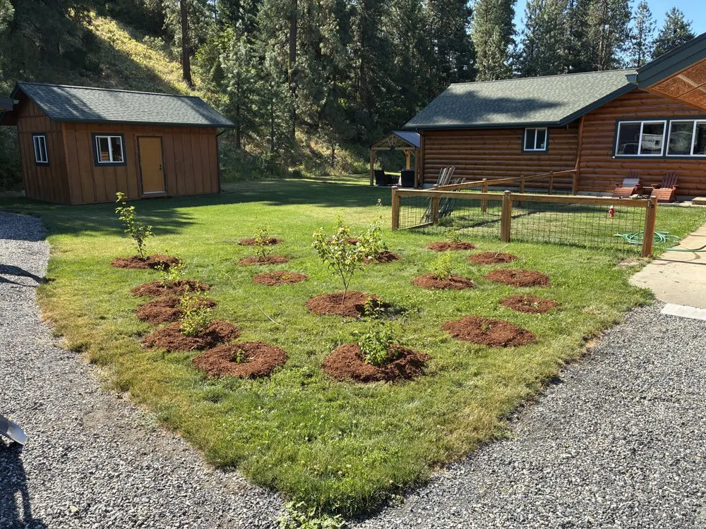 Professional outdoor landscaping with custom design in Leavenworth, WA by Shelter & Seeds